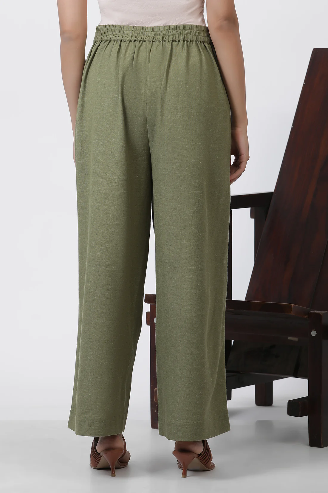 olive green office look straight trouser olive green office look straight trouser