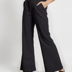 cotton flared pants for women