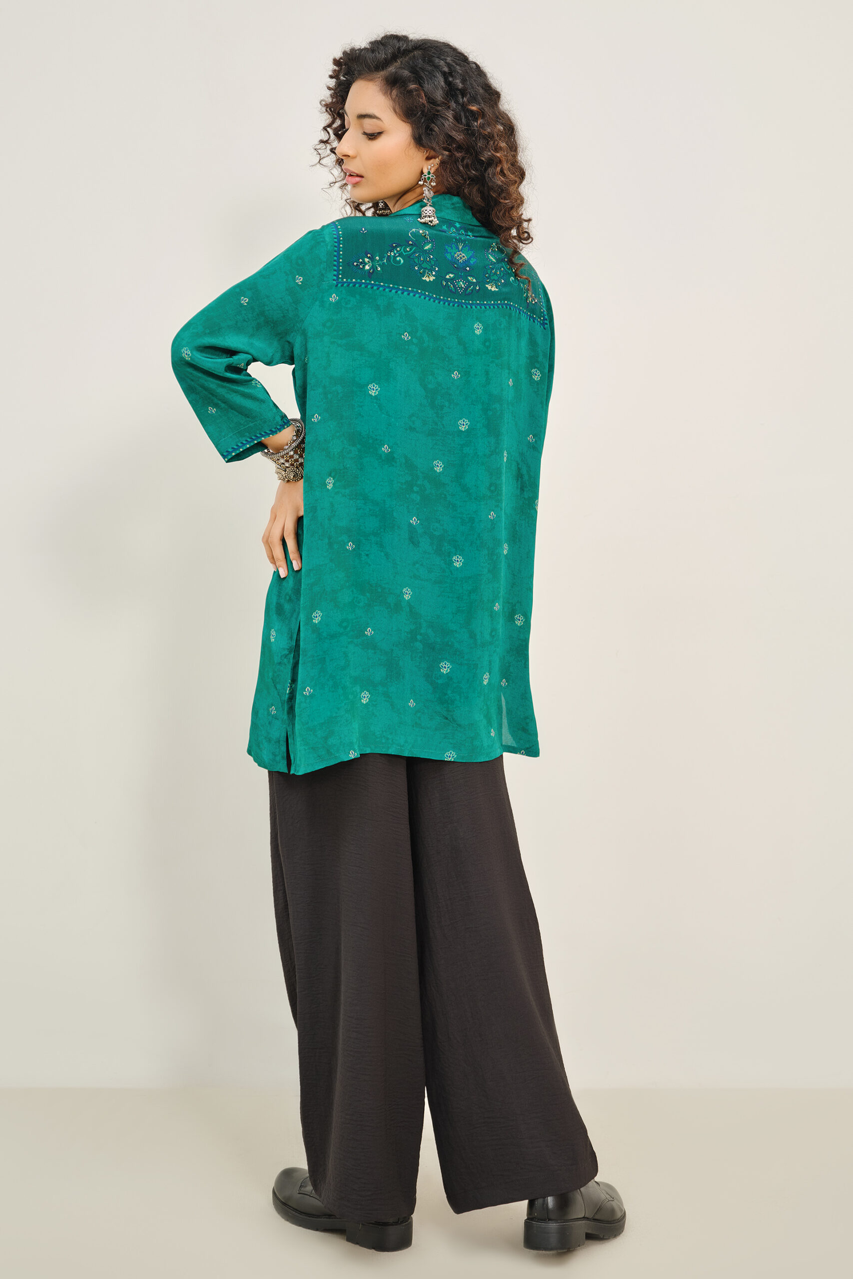 vani emerald green tunic vani emerald green tunic