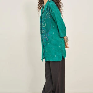 vani emerald green tunic vani emerald green tunic