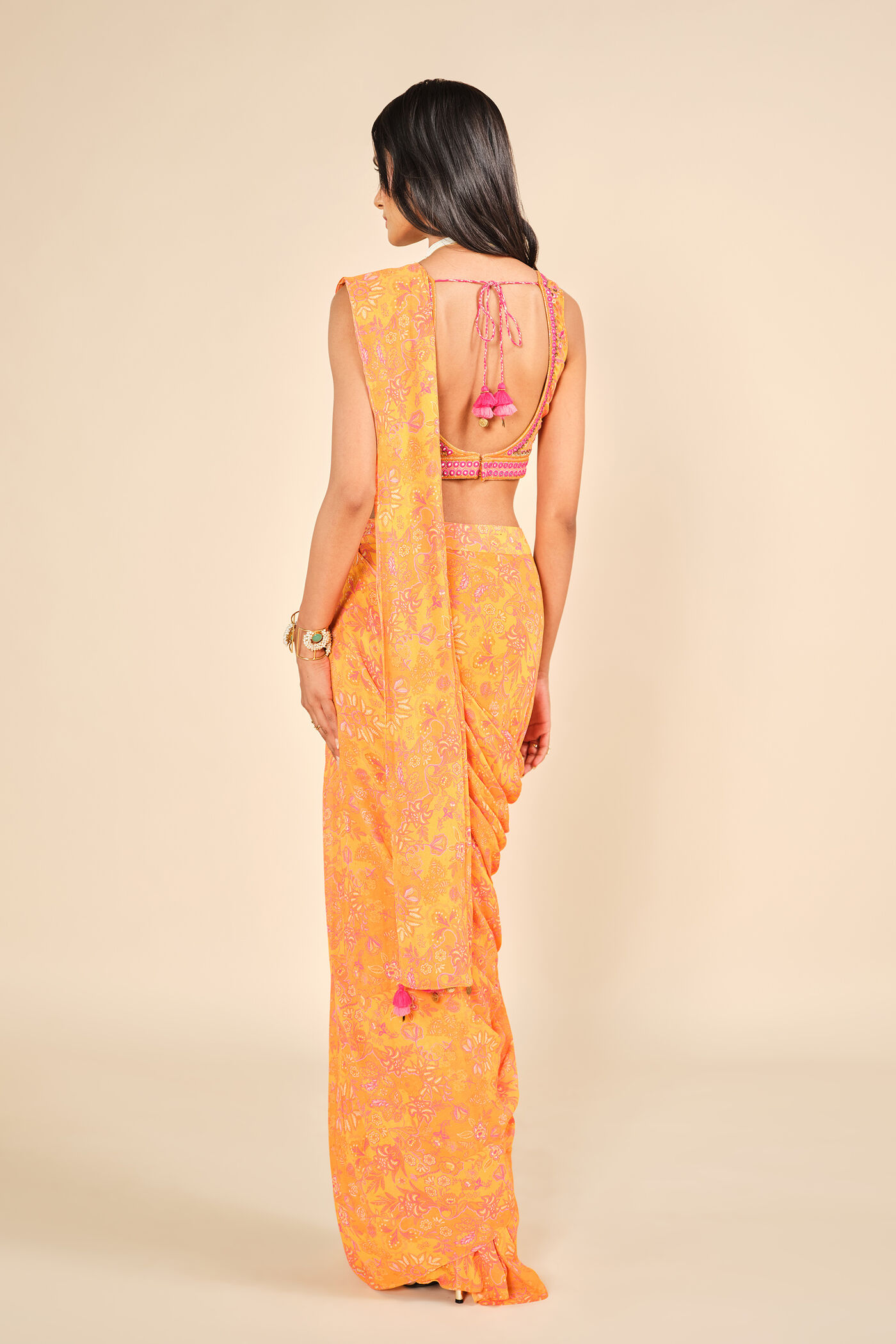 kanchi pre draped saree kanchi pre draped saree